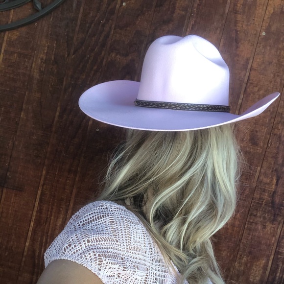 Pink Barbie country cowgirl hat festival daisy